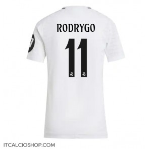 Real Madrid Rodrygo Goes #11 Prima Maglia Femmina 2024-25 Manica Corta